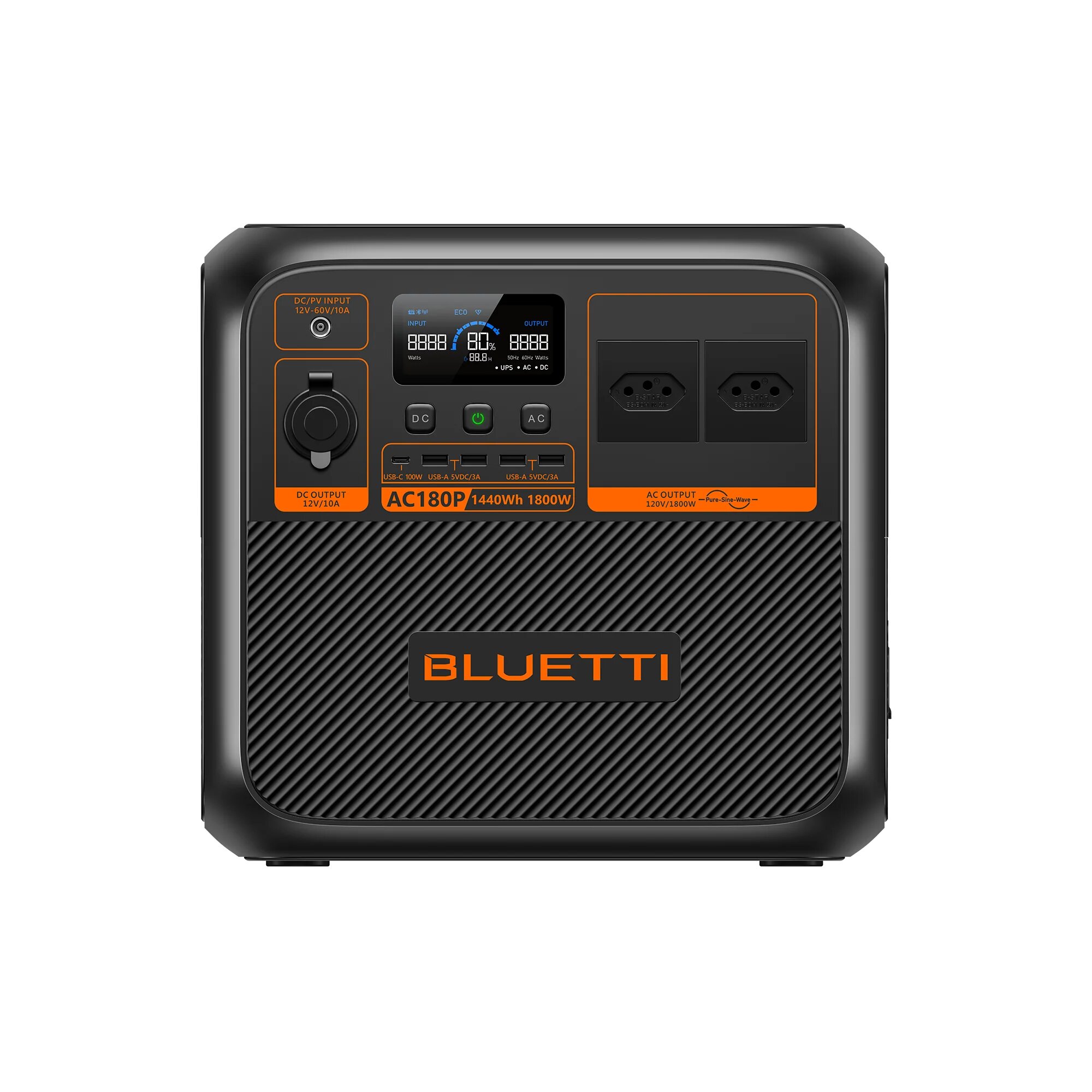 BLUETTI AC180P - Estação de Energia Portátil 1800W